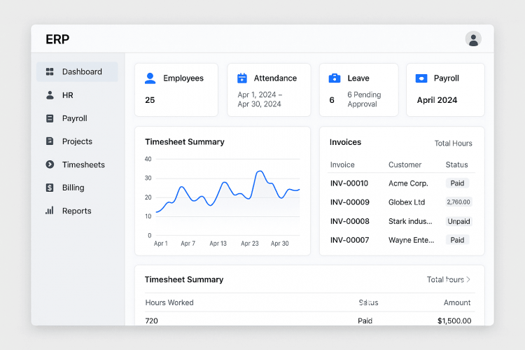 Sulonya Custom ERP Solution screenshot 1