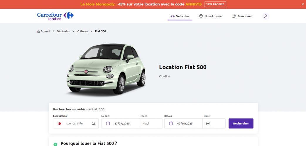 Carrefour – Car Rental Platform screenshot 2