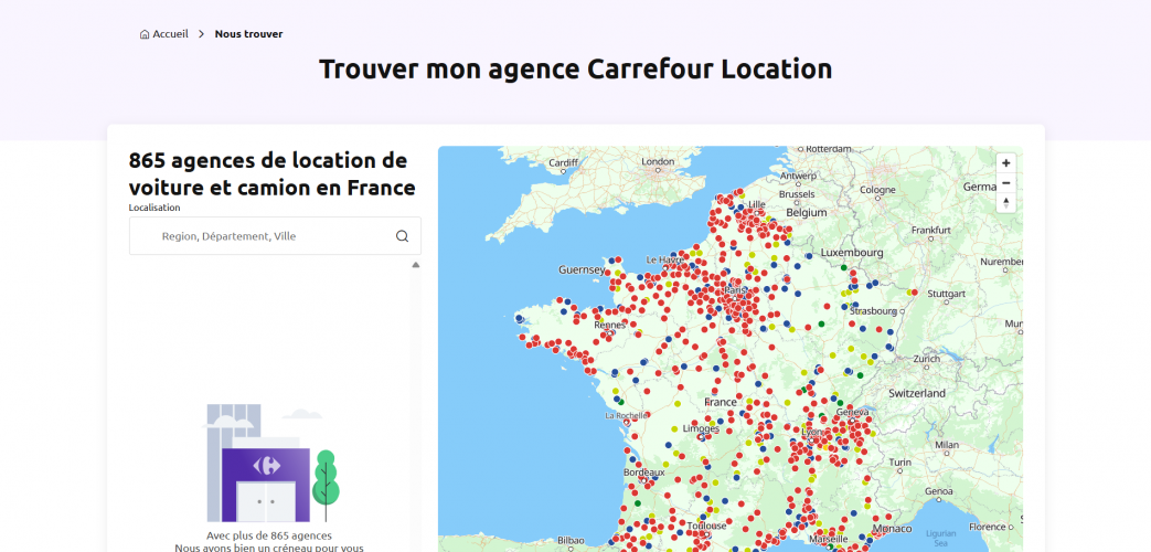 Carrefour – Car Rental Platform screenshot 1