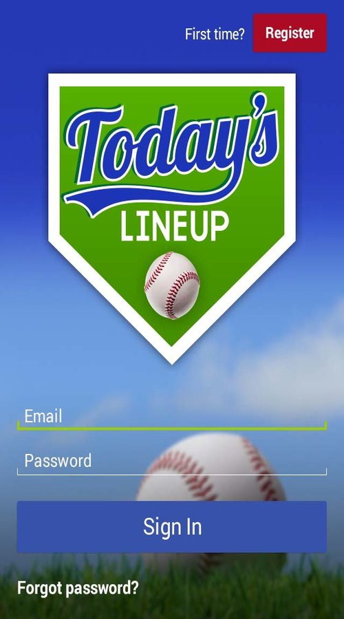 Today's Lineup - Game Management App screenshot 1