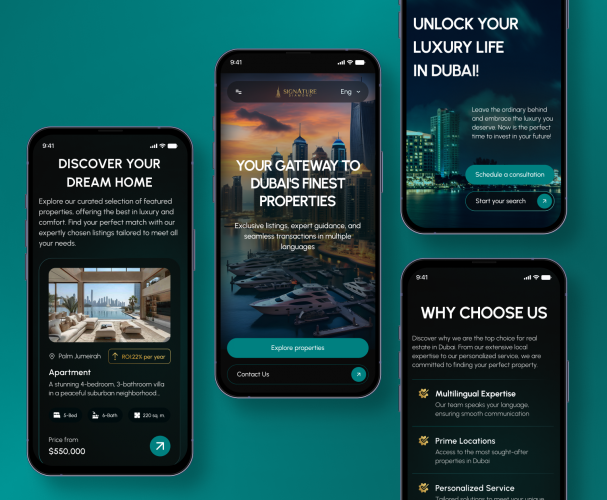 Signature Diamind - Dubai real estate agency screenshot 2