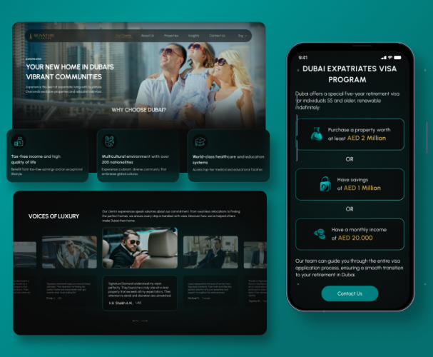 Signature Diamind - Dubai real estate agency screenshot 3