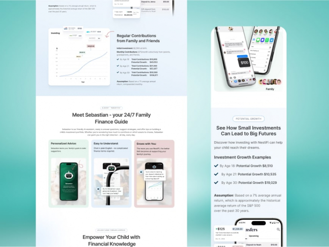 NestiFi – Website Design & Development screenshot 3