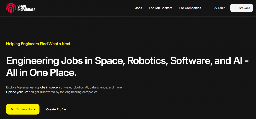 SEO Leadership for Space Industry Job Portal: Driving Top Google Rankings in the US Market screenshot 1