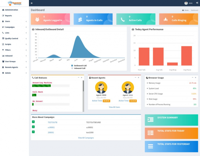 Contact center software screenshot 5