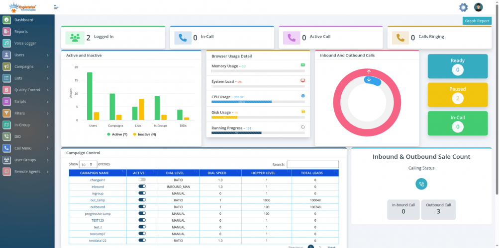 Vicidial Solutions screenshot 3