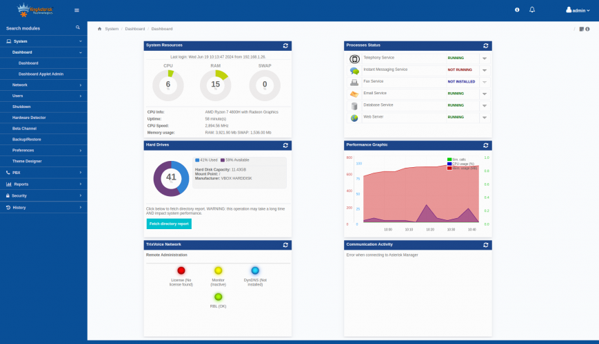   PBX Solution screenshot 1