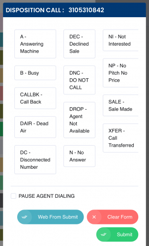 Browser-Based Mobile Dialer screenshot 1