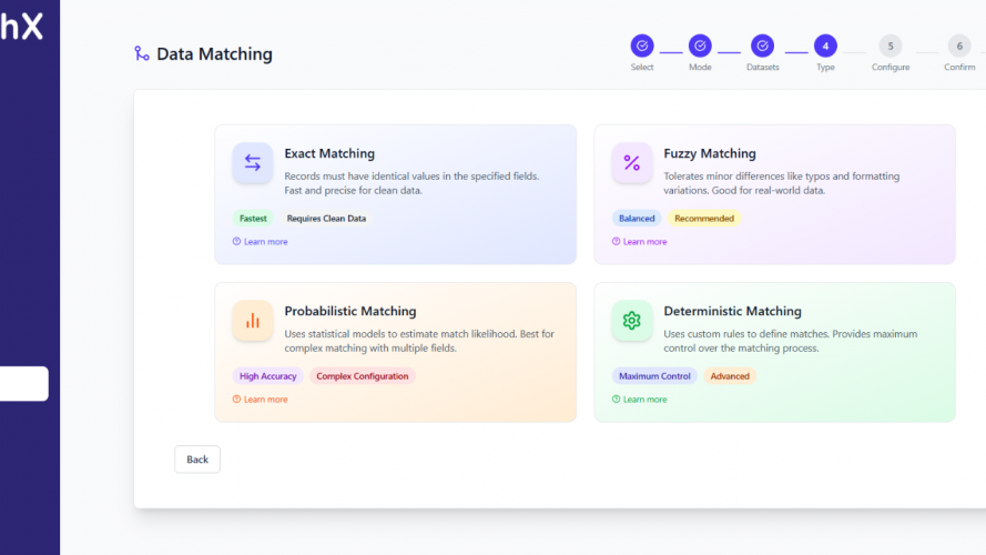 MatchX - Data Quality & Matching Platform screenshot 4