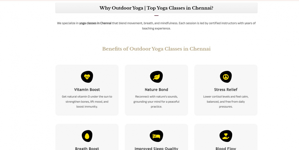 Outdoor Yoga Chennai screenshot 1