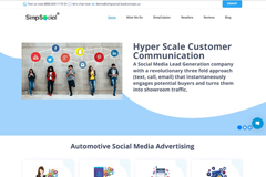 SimpSocial WordPress Website
