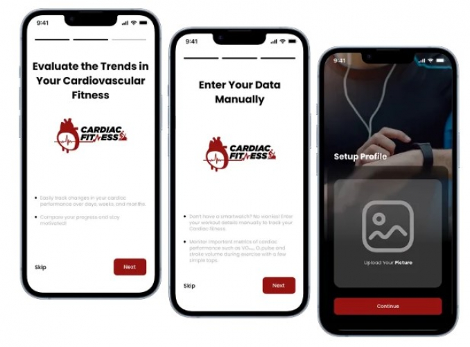 Cardiac Fitness App screenshot 1