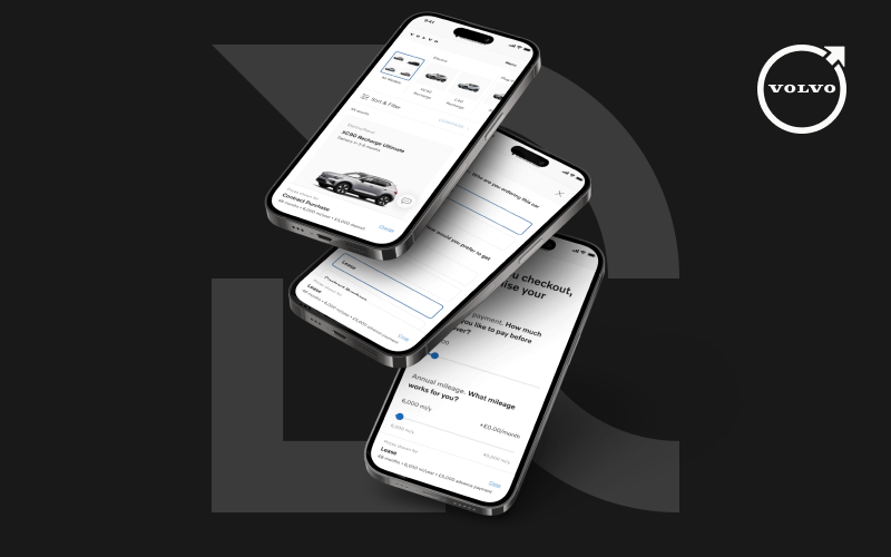 Volvo – Mobile E-commerce Drawer Experience screenshot 1