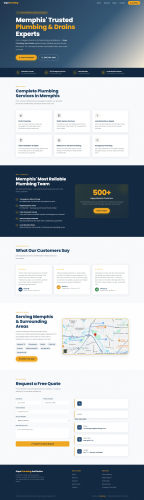 Oops Plumbing And Drains — Professional Plumber Website screenshot 1