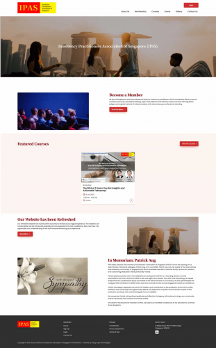 IPAS Membership & Event Management Professional Development Platform screenshot 1