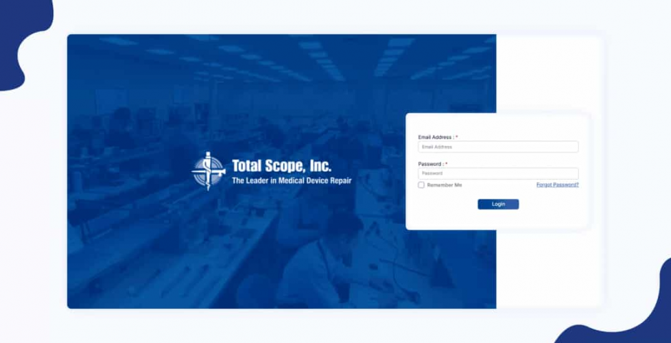 Total Scope, Inc. Legacy System Modernization screenshot 1