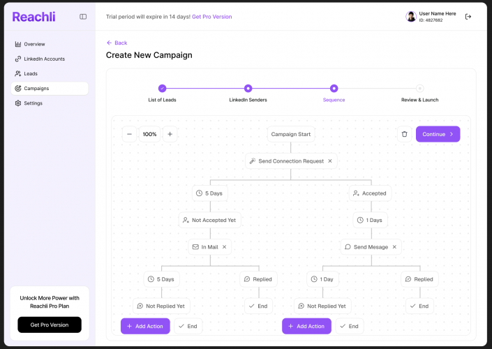 Reachli Linkedin Automation  screenshot 3