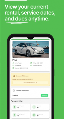 Car leasing app screenshot 3