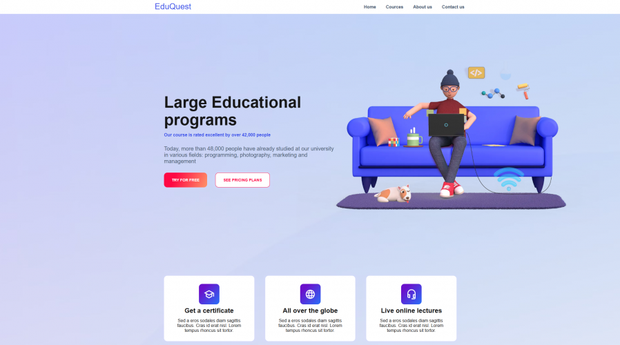 EduQuest screenshot 1