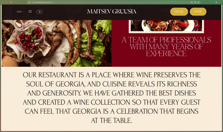 Maitsev Gruusia screenshot 1