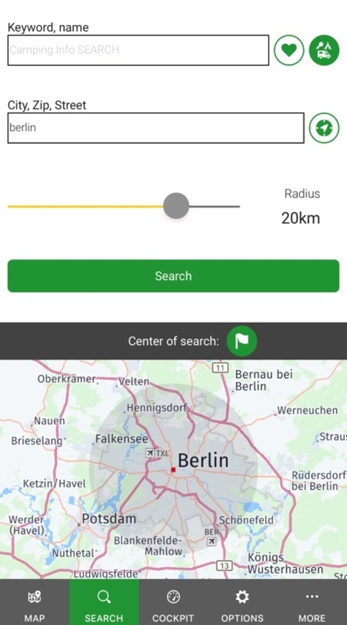 POIbase screenshot 1