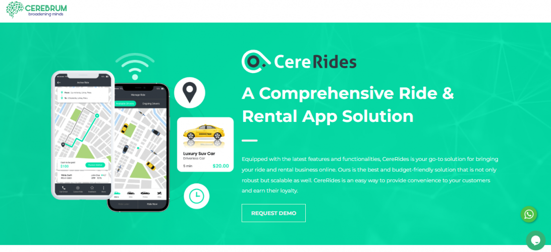CereRides — Redefining Mobility with Seamless Design & Technology  screenshot 2