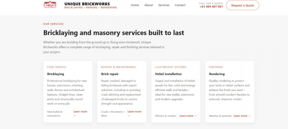 Unique Brickworks screenshot 1