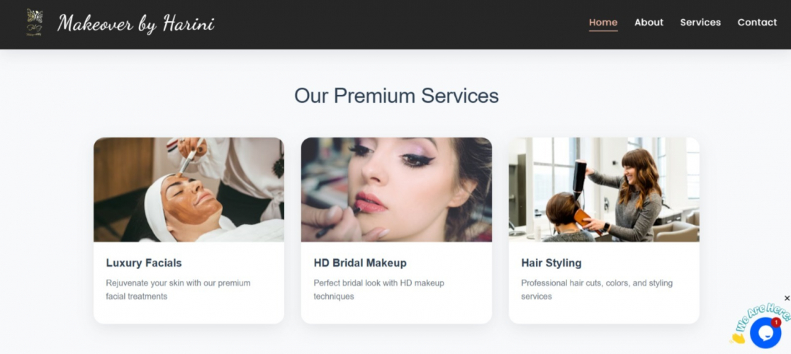 Makeover by Harini screenshot 1