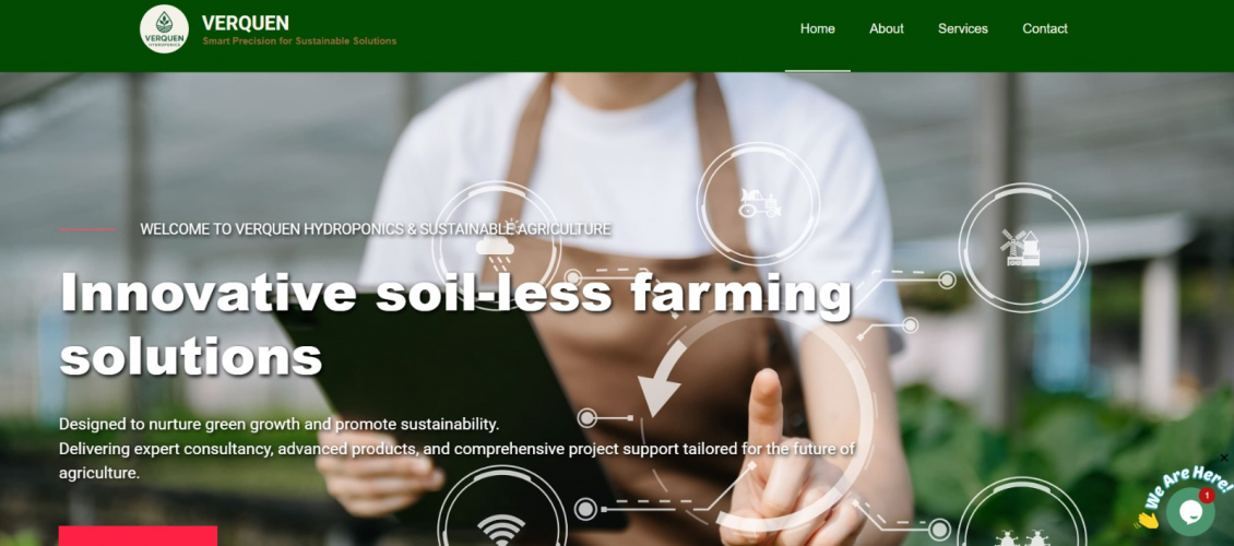Verquen Hydroponics & Sustainable Agriculture screenshot 1
