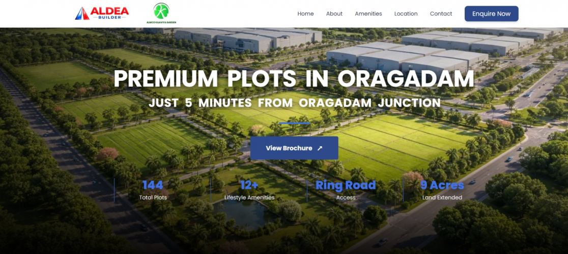 Aldea Builder Construction Website Development screenshot 3
