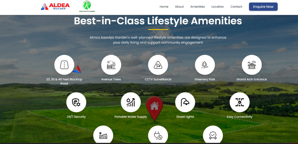 Aldea Builder Construction Website Development screenshot 2