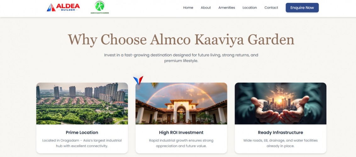 Aldea Builder Construction Website Development screenshot 4