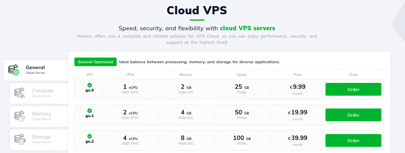 Cloud VPS screenshot 1