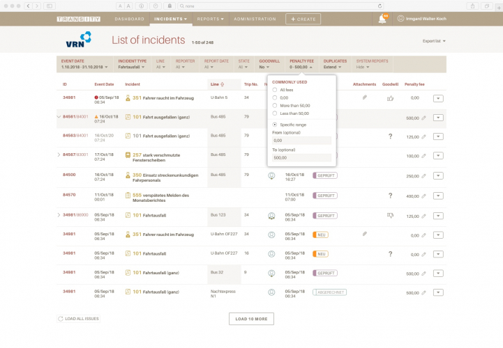 Transity Penalty: Penalty management for transport authorities screenshot 1