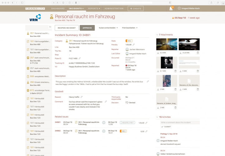 Transity Penalty: Penalty management for transport authorities screenshot 2