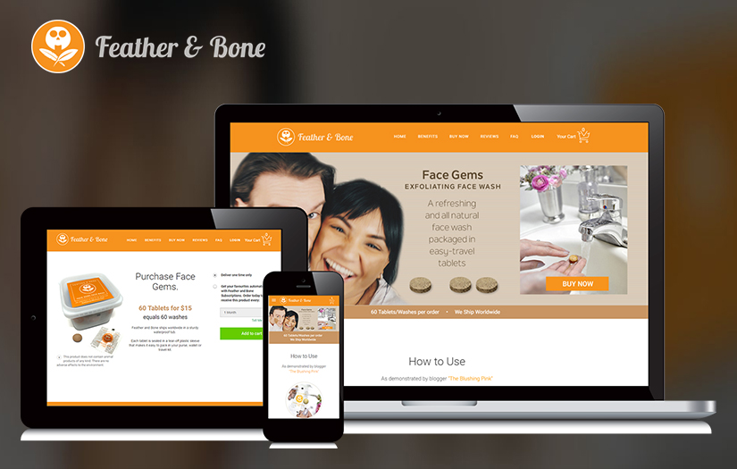 Cosmetic and Skin care portal screenshot 2