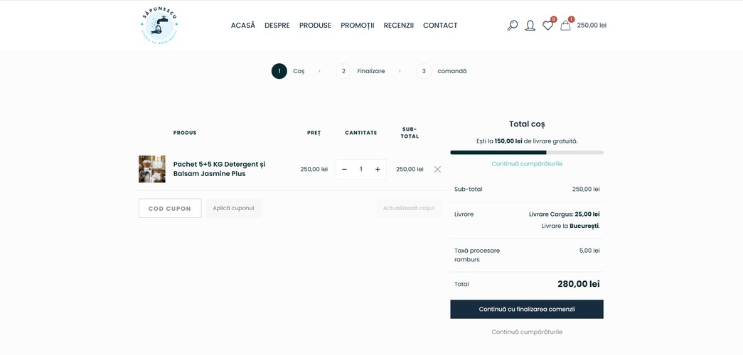 Detergent Online Store - Sapunescu screenshot 4