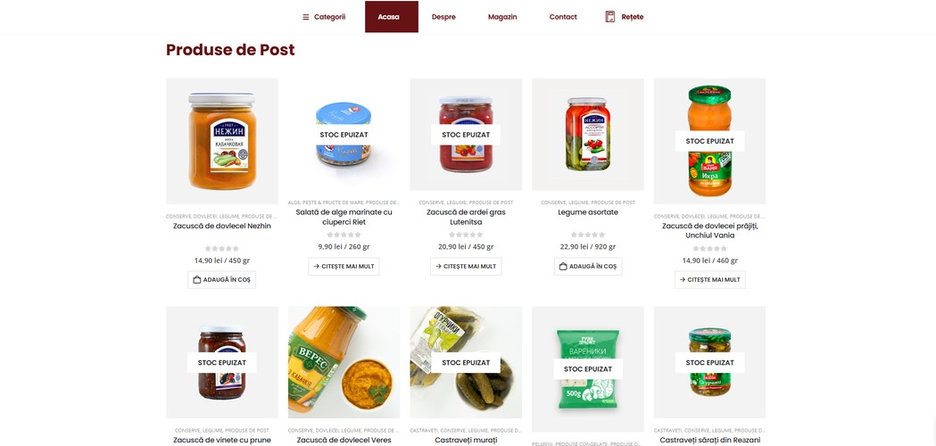 Online Gourmet Food Shop screenshot 3