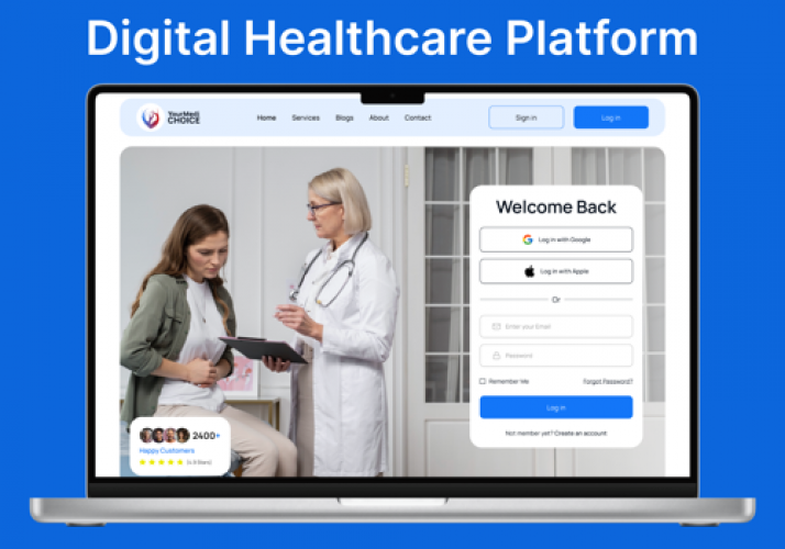 Digital Healthcare Platform screenshot 1