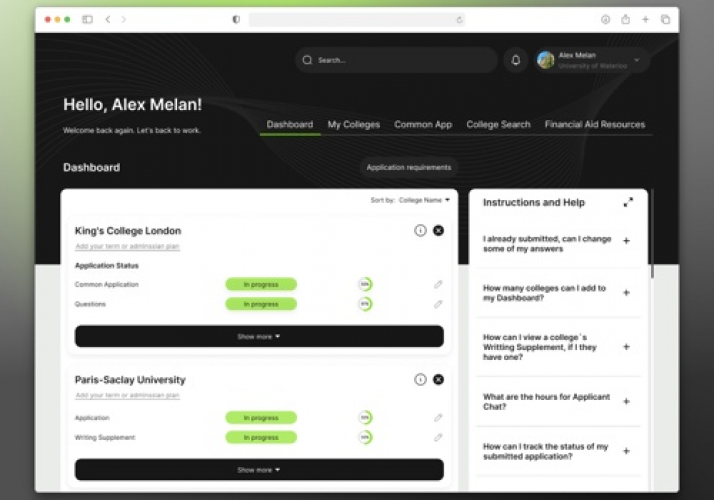 University Management CRM Platform screenshot 1