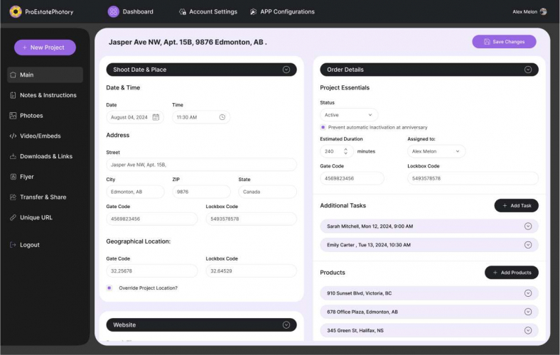 Real Estate Photography Platform screenshot 1