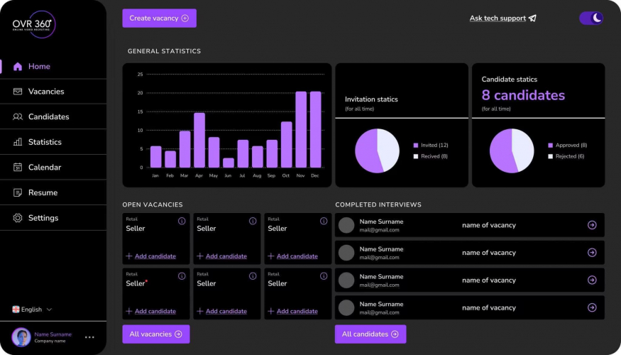 Innovative HRTech SaaS AI Platform screenshot 2