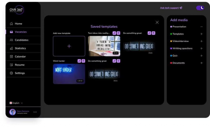 Innovative HRTech SaaS AI Platform screenshot 1