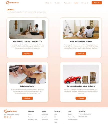 Retail Banking Platform screenshot 1