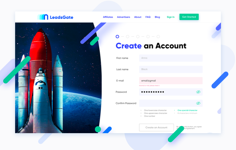 LeadsGate Website screenshot 4