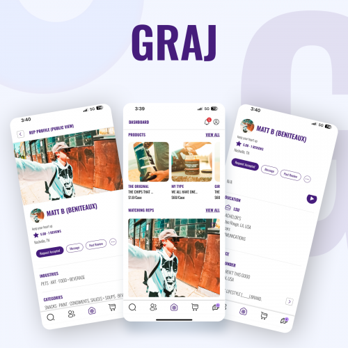 GRAJ - Brand and Sales rep match making platform screenshot 3