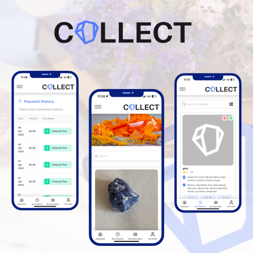 Collect Mineral Club mobile app screenshot 2