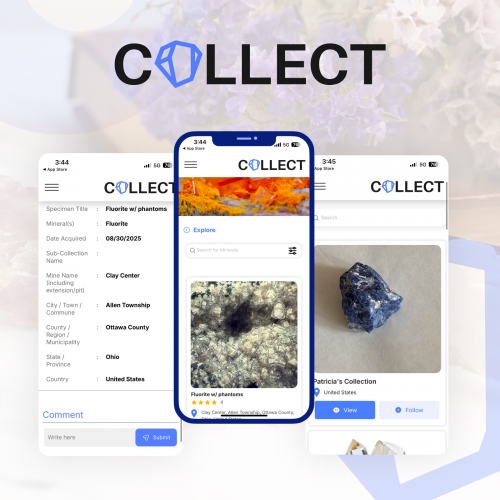 Collect Mineral Club mobile app screenshot 4