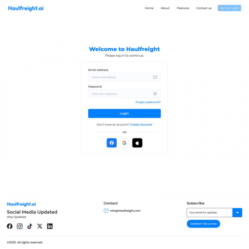 Haulfrieght screenshot 2