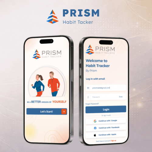 Prism Health Tracking Mobile App screenshot 1